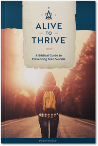 Alive to Thrive Teen Suicide Prevention Book